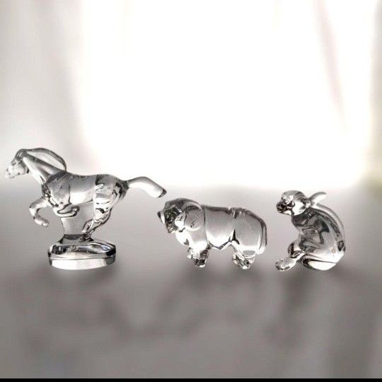 美品】バカラ 十二支セット クリスタルガラス 干支の置物 12点セット