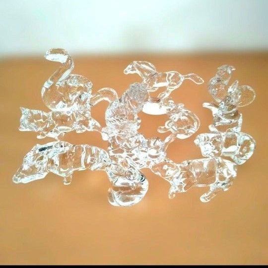 美品】バカラ 十二支セット クリスタルガラス 干支の置物 12点セット