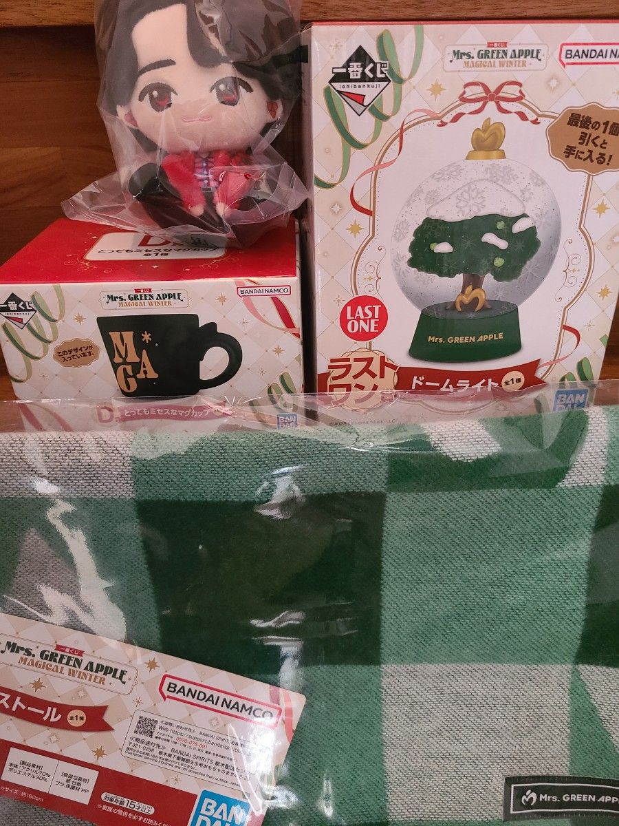 Mrs Green Apple 一番くじ A賞C賞D賞ラストワン ミセス｜Yahoo!フリマ
