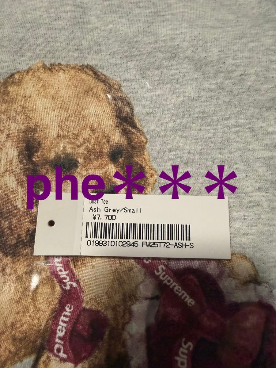 新品】 Supreme Dust Tee ash grey S シュプリーム Tシャツ グレー