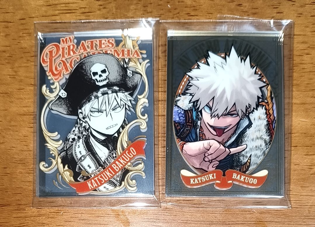 ヒロアカ ジャンフェス パブミラー風アクリルステッカー 爆豪勝己