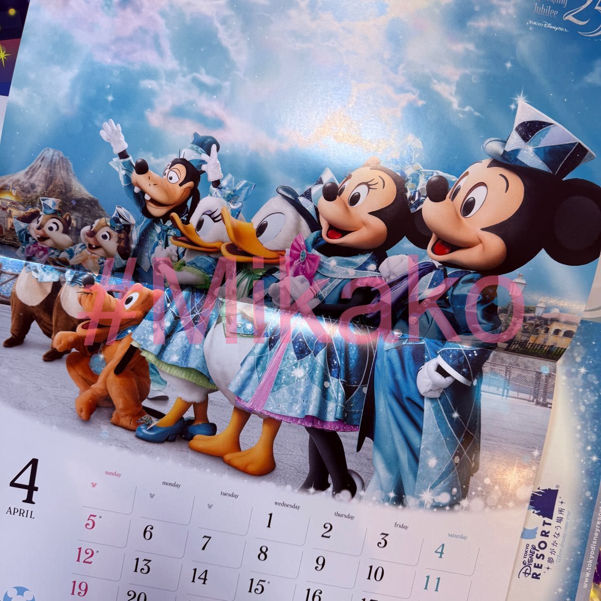 東京ディズニーリゾート カレンダー 2026 壁掛け ディズニー 非売品