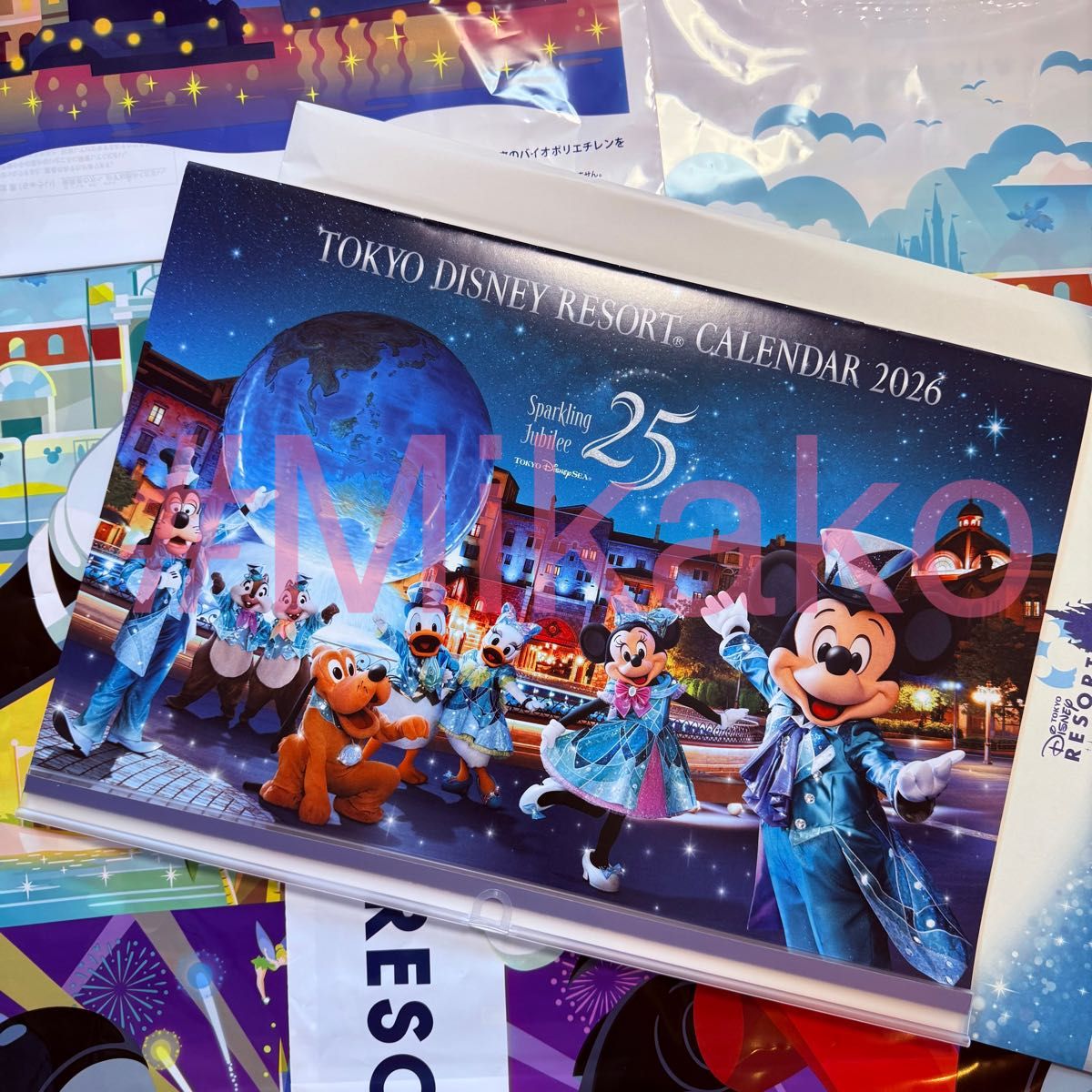 東京ディズニーリゾート カレンダー 2026 壁掛け ディズニー 非売品