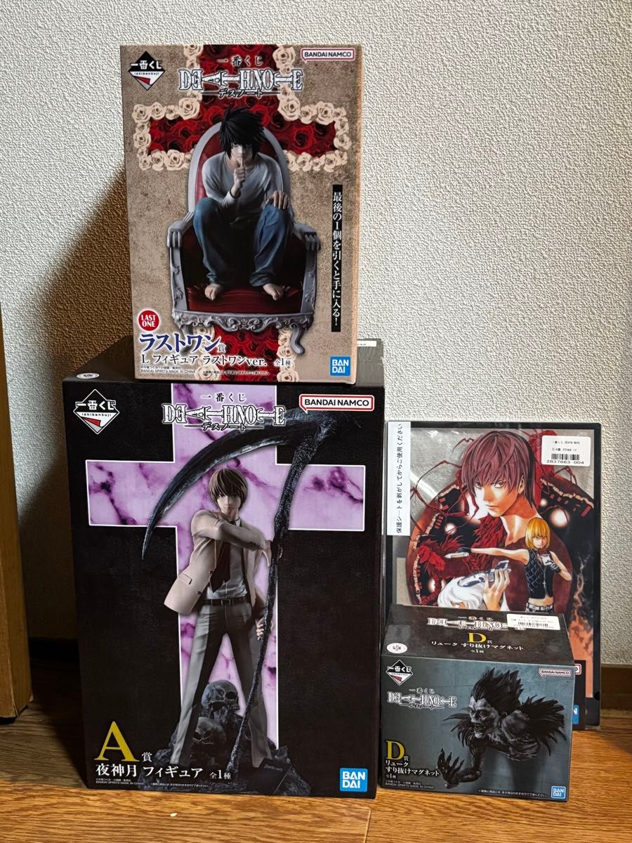一番くじ DEATH NOTE A、C、D、F賞セット 一番くじ DEATH NOTE