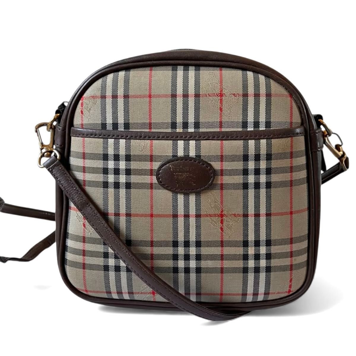 Burberry ノバチェック シャドーホース ショルダーバッグ ベージュ