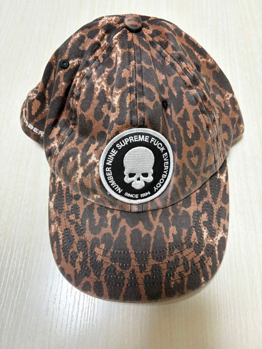 国内正規未使用 Supreme Number Nine 6-Panel Leopard ナンバーナイン