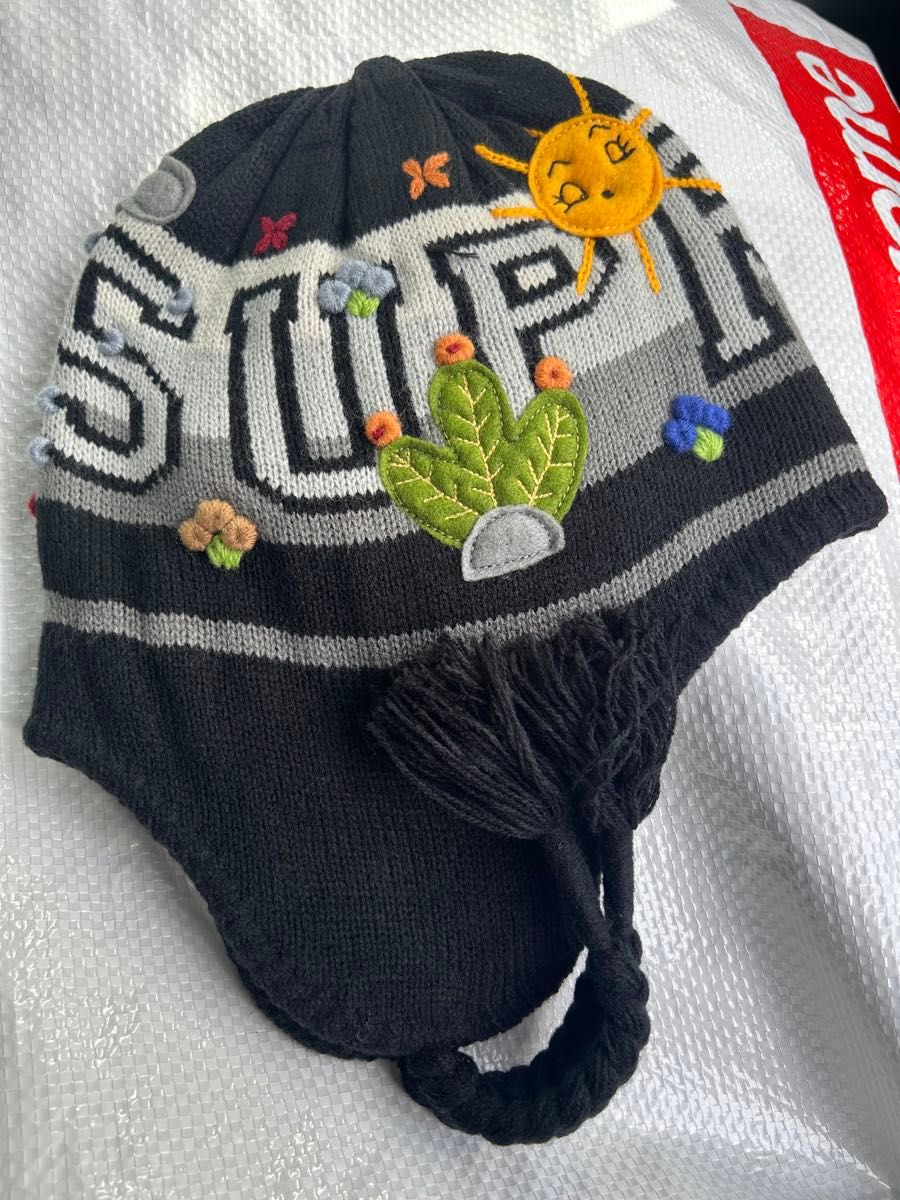 Supreme Felt Applique Earflap Beanie 黒｜Yahoo!フリマ（旧PayPay