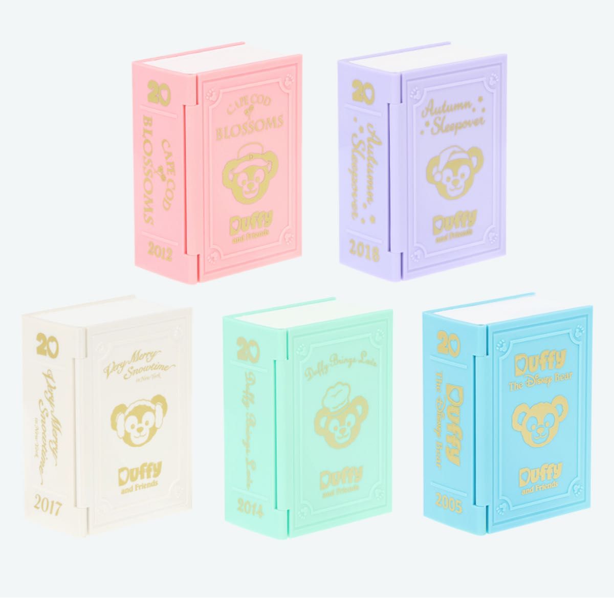 ダッフィー 20周年 フィギュア 思い出 セット 過去 アート アンコール