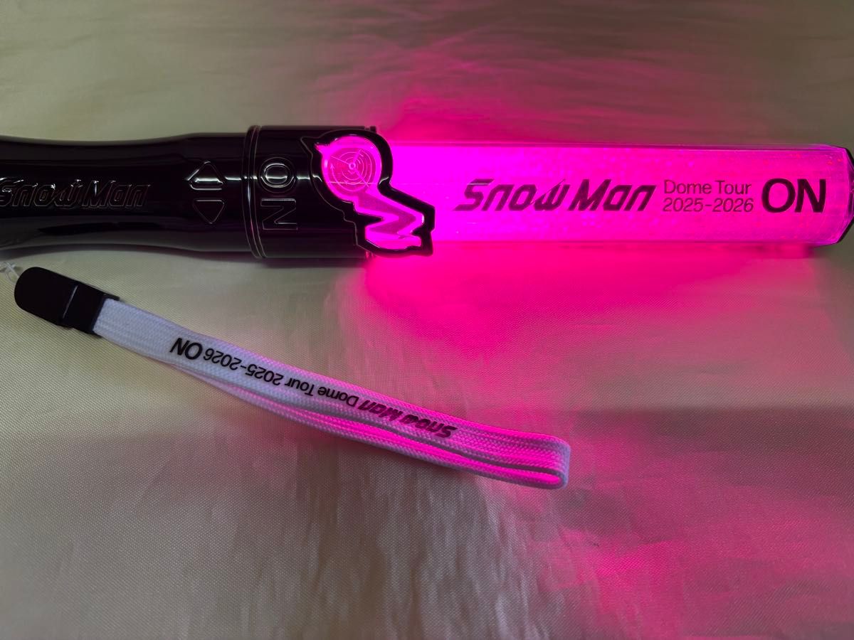 SnowMan 2025-2026 ON ペンライト 2本 セット 銀テープ 新品電池付き