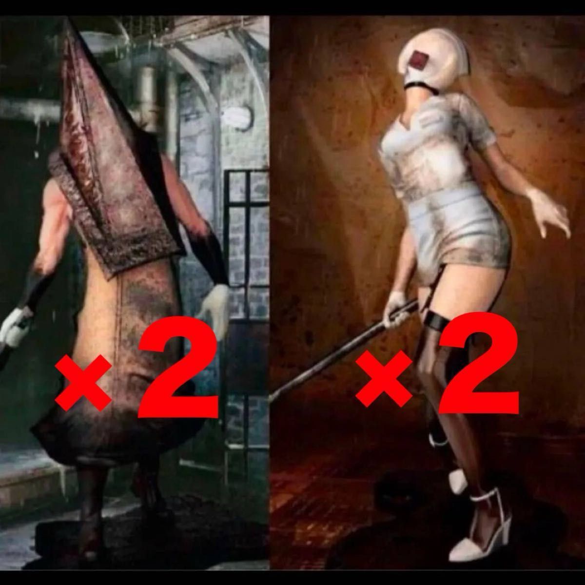 SILENT HILL2 バブルヘッドナース×4 レッドピラミッドシング×4 新品未