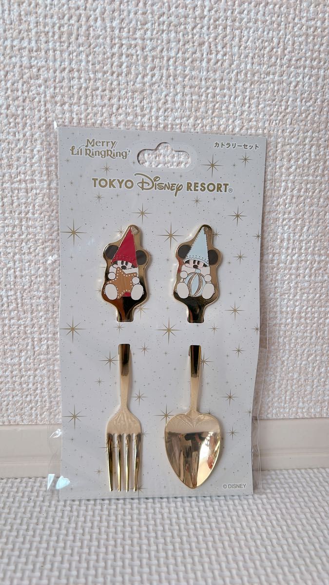 ディズニー リルリンリン クリスマス スーベニアセットとトレーと