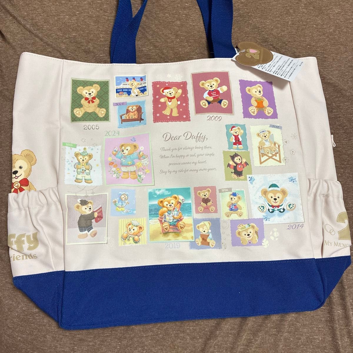 ダッフィー 20周年 トートバッグ ディズニーシー ディズニー Duffy