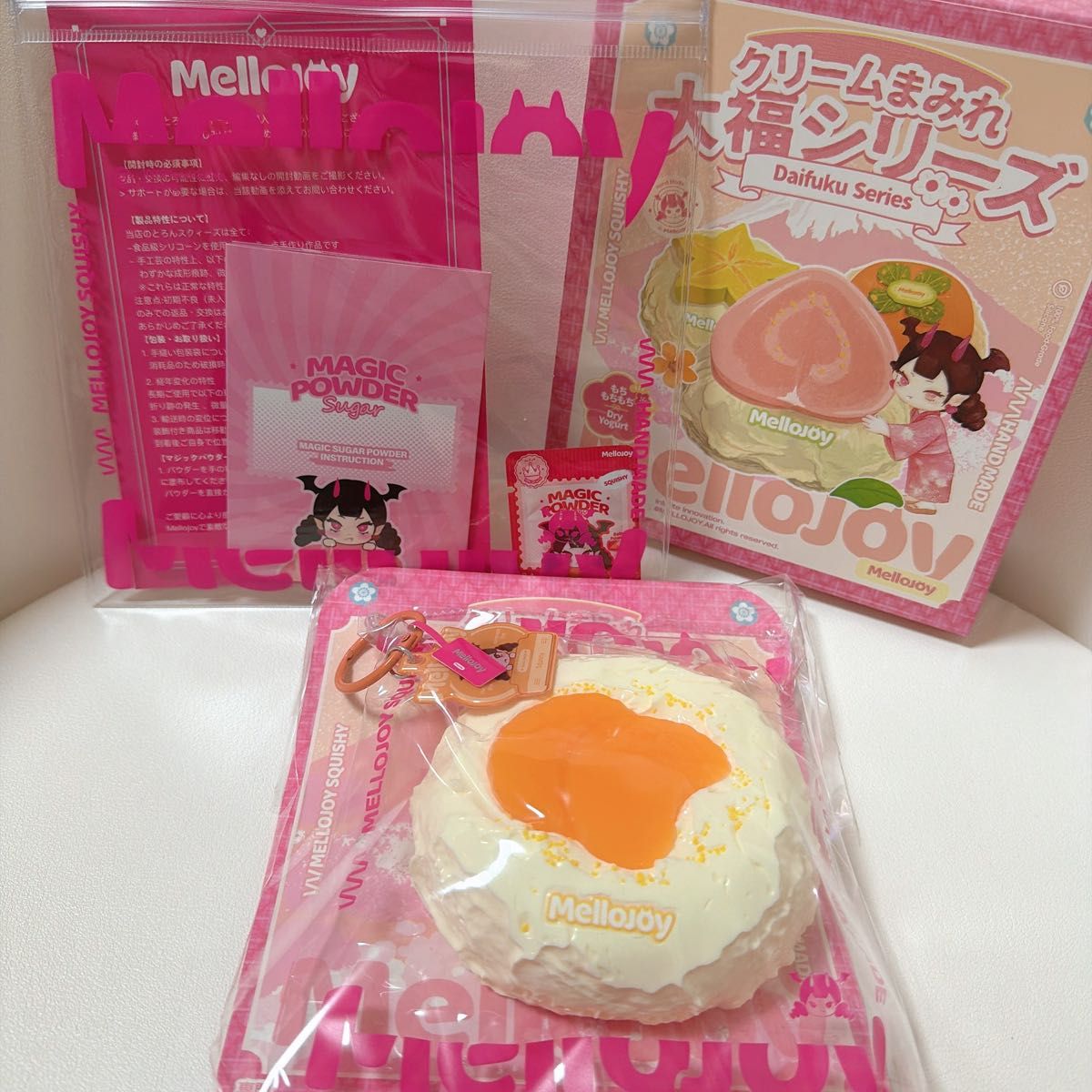 当日発送】 Mellojoy メロジョイ 大福 みかん スクイーズ オレンジ