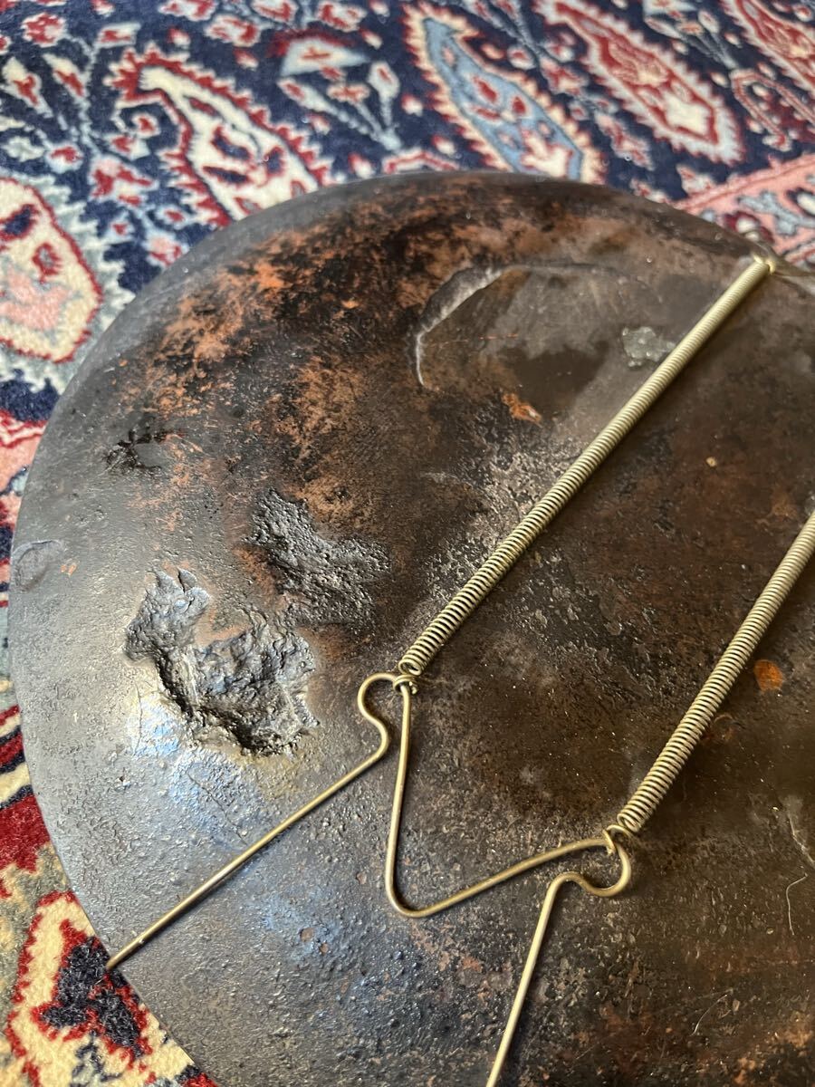 19世紀アンティーク/古民藝アメリカ/レッドウェア/スリップウェア パイ