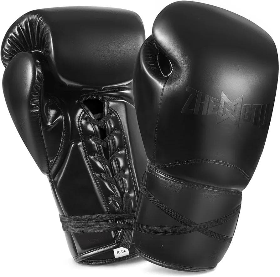 本格派 レースアップ式ボクシンググローブ 10oz 黒⑫34｜Yahoo!フリマ