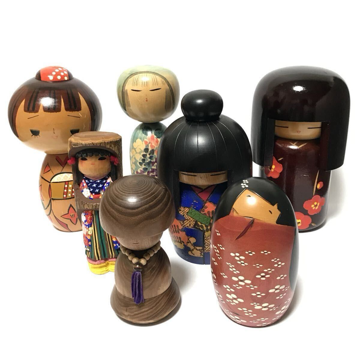 創作こけし まとめ / 卯三郎 高見沢一夫 かずを 八代鉄園 光伸 角巻