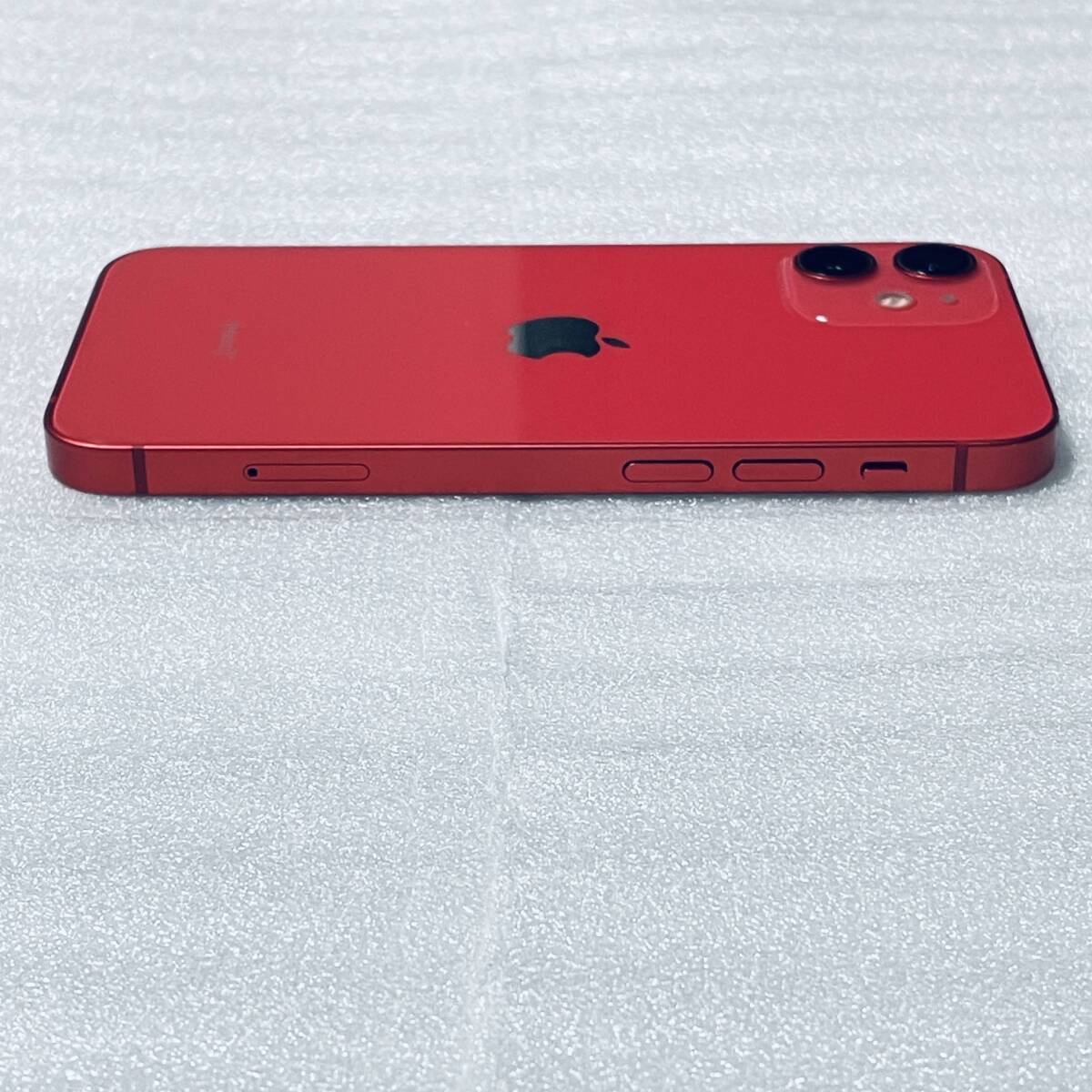 送料無料 iPhone 12 ケーブル付き128GB red SIMロック解除 iPhone12