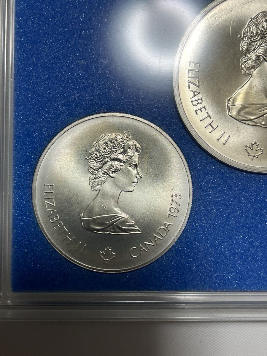 第21回 オリンピック モントリオール大会 記念銀貨 4枚セット 1976年