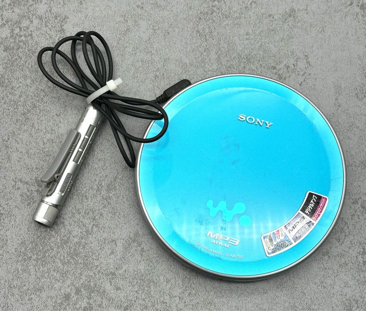 SONY ポータブルCDプレーヤー CD Walkman D-NE730 ブルー Amazon.co.jp