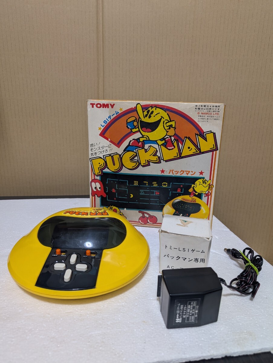 1980年代 昭和当時物 TOMY NAMCO LSIゲーム パックマン PUCKMAN 動作