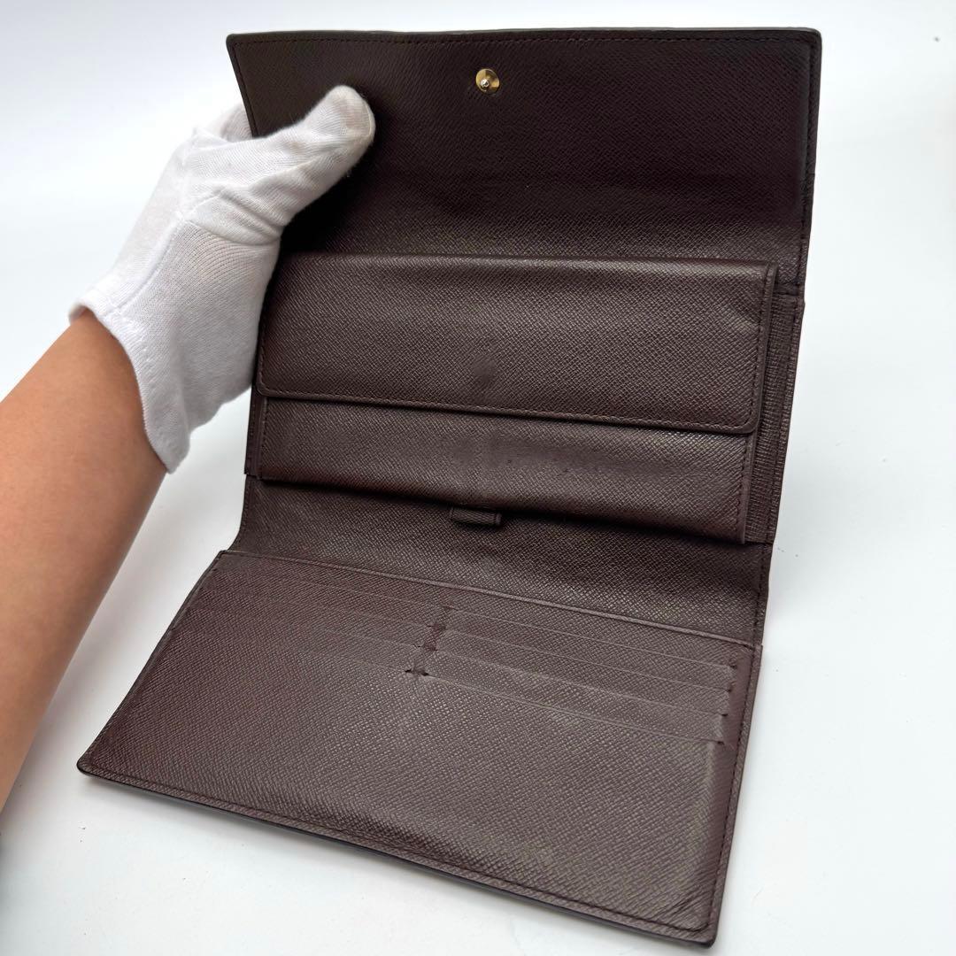 新型・美品】ルイヴィトン ダミエ・エベヌ インターナショナル 三