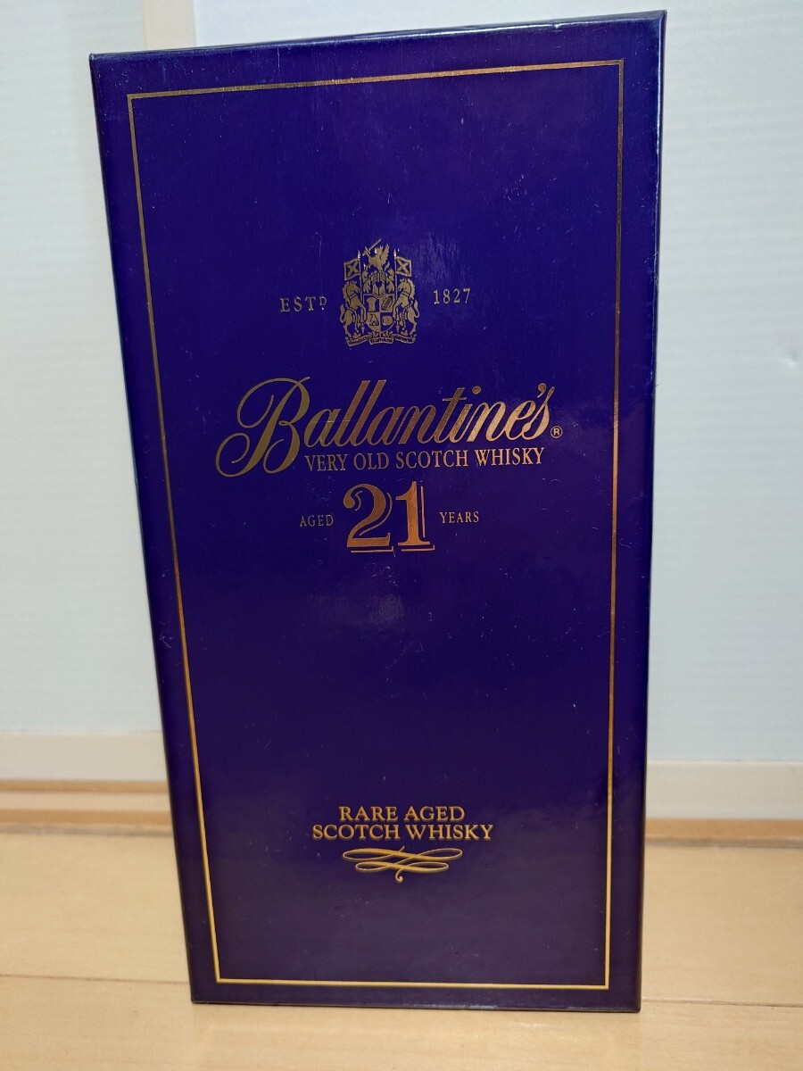 バランタイン21年 700ml 43度 1本 未開封 専用箱付き｜Yahoo!フリマ