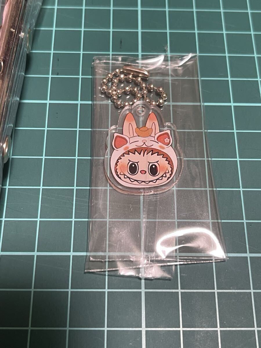 即決ラブブシール帳とボンボンドロップシール4枚セットキーホルダー