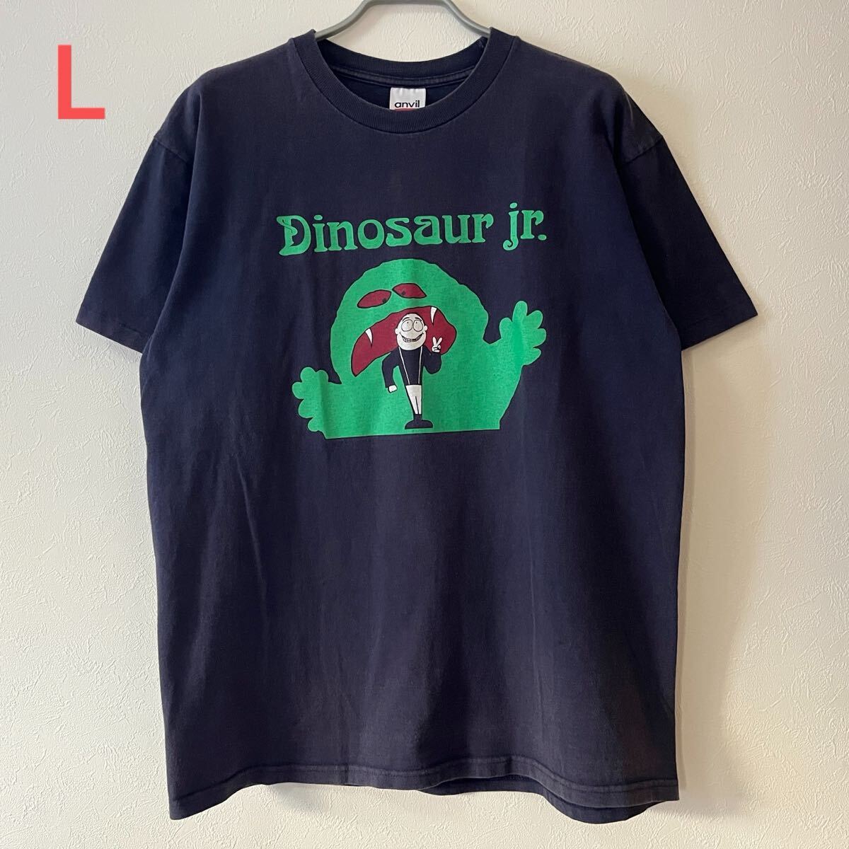 古着 菅田将暉 着 90s Dinosaur Jr Monster Tee L Navy ダイナソー