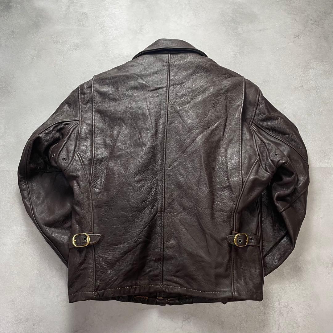 美品 希少カラー Schott ショット 680 シングルライダースジャケット