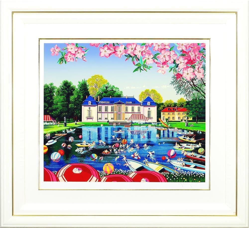 ヒロ・ヤマガタ植物直筆真作鉛筆木炭画ドローイング巨匠証明書あり額