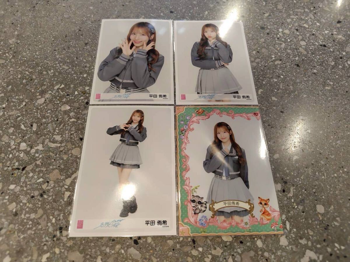 平田侑希 AKB48 名残り桜 生写真 1弾 3種+フレーム 4種コンプ 会場限定