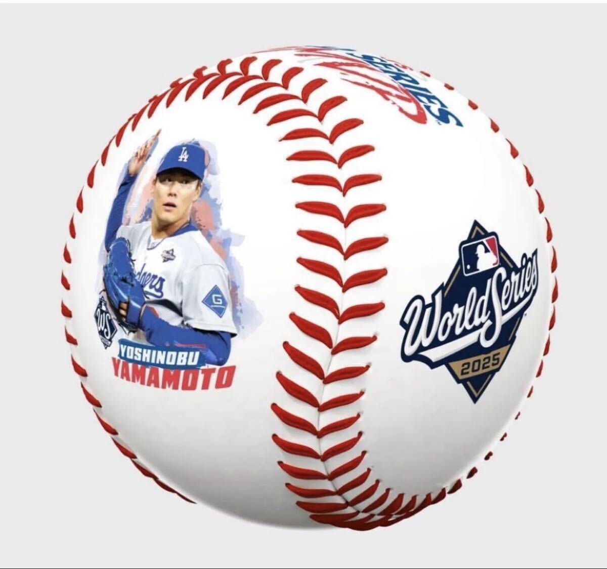 山本由伸 2025 ワールドシリーズ MVP 記念ボール ケース入り
