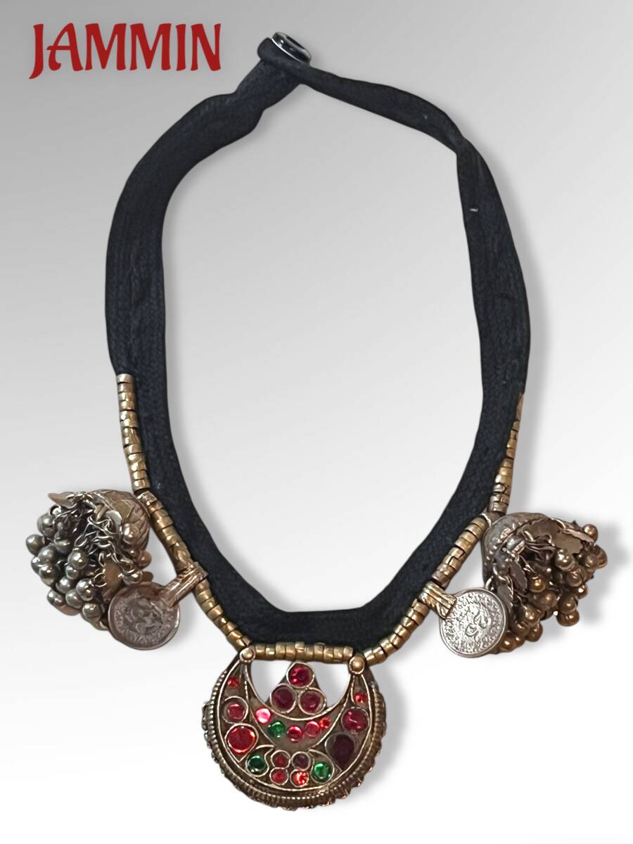 アフガニスタンネックレス 遊牧民 ビンテージ クチ族 アジアン ベリー