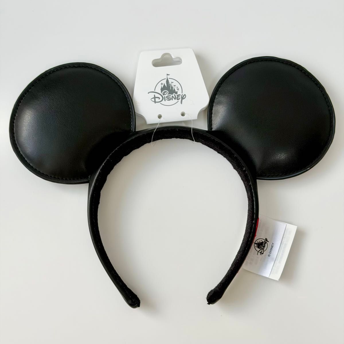 ミッキー レザー風 カチューシャ 黒 海外ディズニー｜Yahoo!フリマ（旧