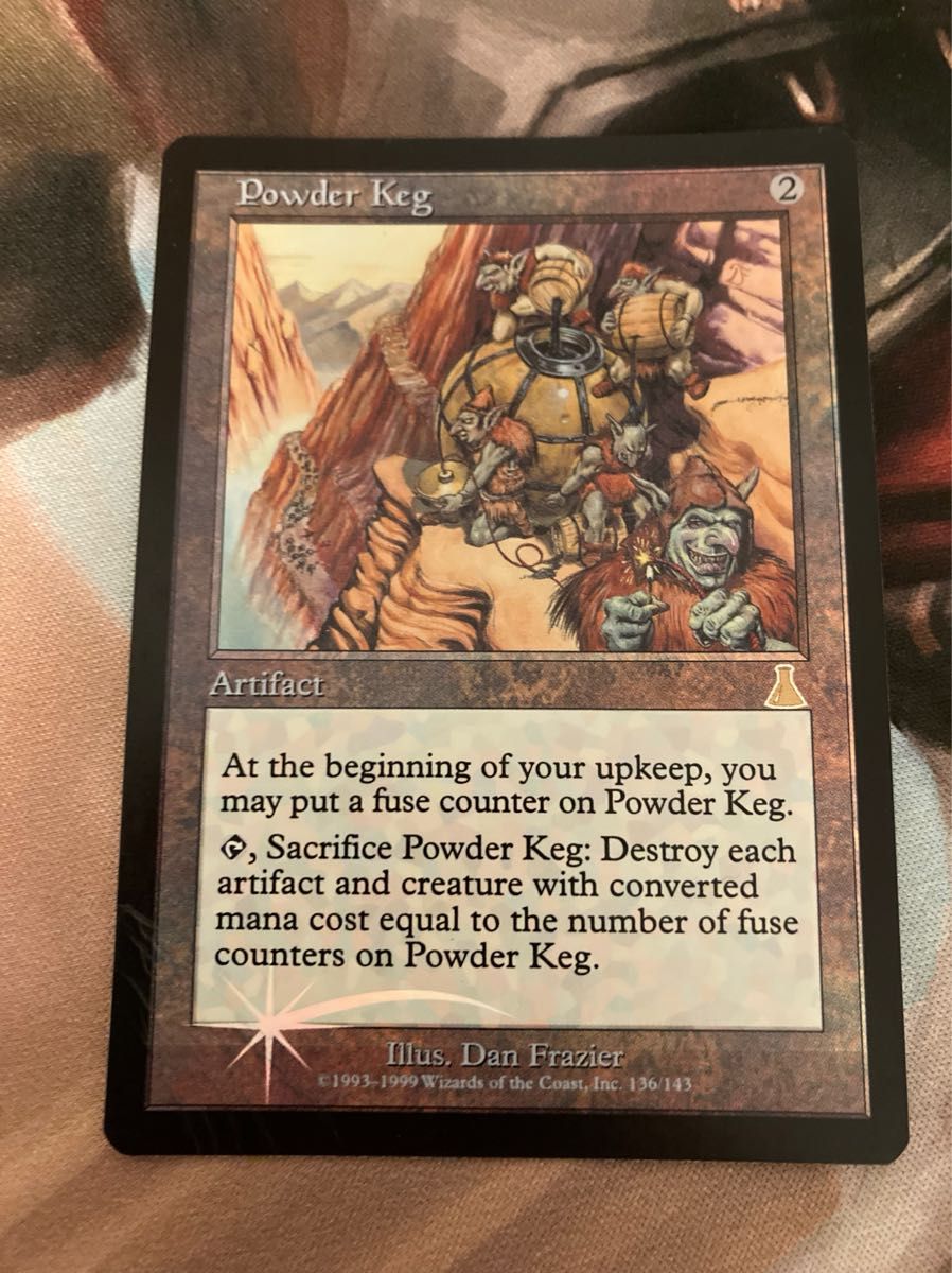 UDS 火薬樽 Powder Keg 英語 FOIL ヘビープレイド MTG プレモダン 旧枠