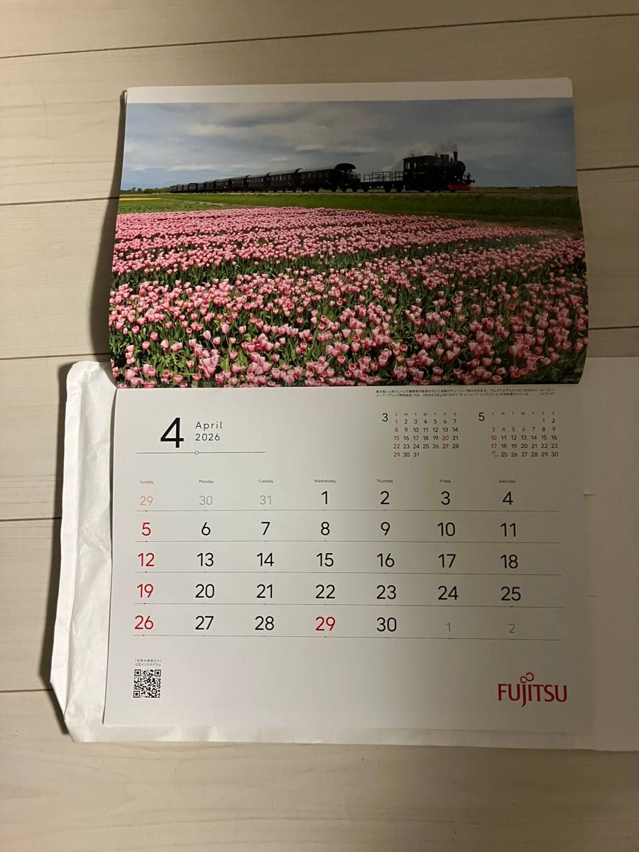 FUJITSU 富士通 世界の車窓から 2026年 壁掛けカレンダー｜Yahoo