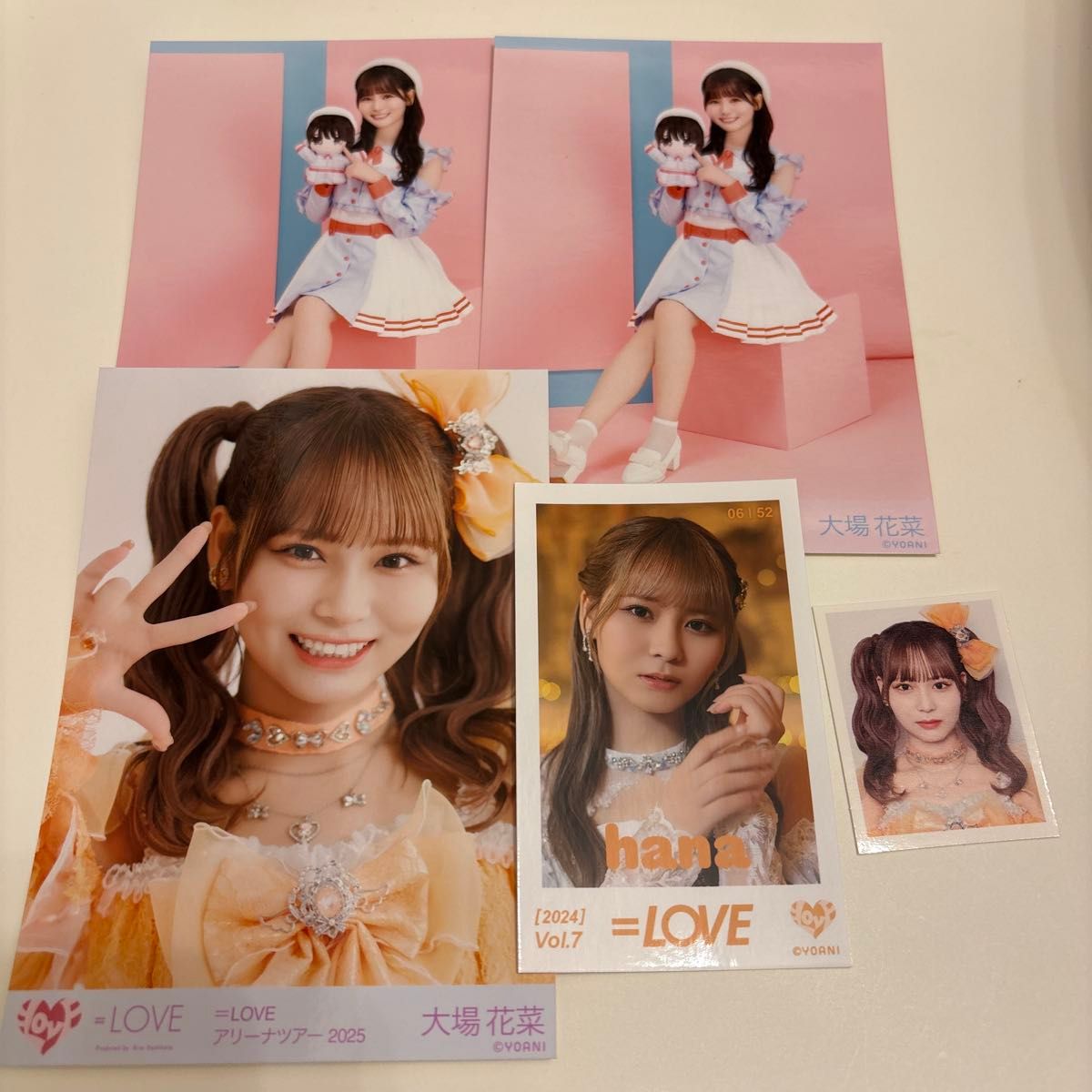 LOVE 大場花菜 生写真 直筆 ミニフォト 封入特典 まとめ売り イコラブ