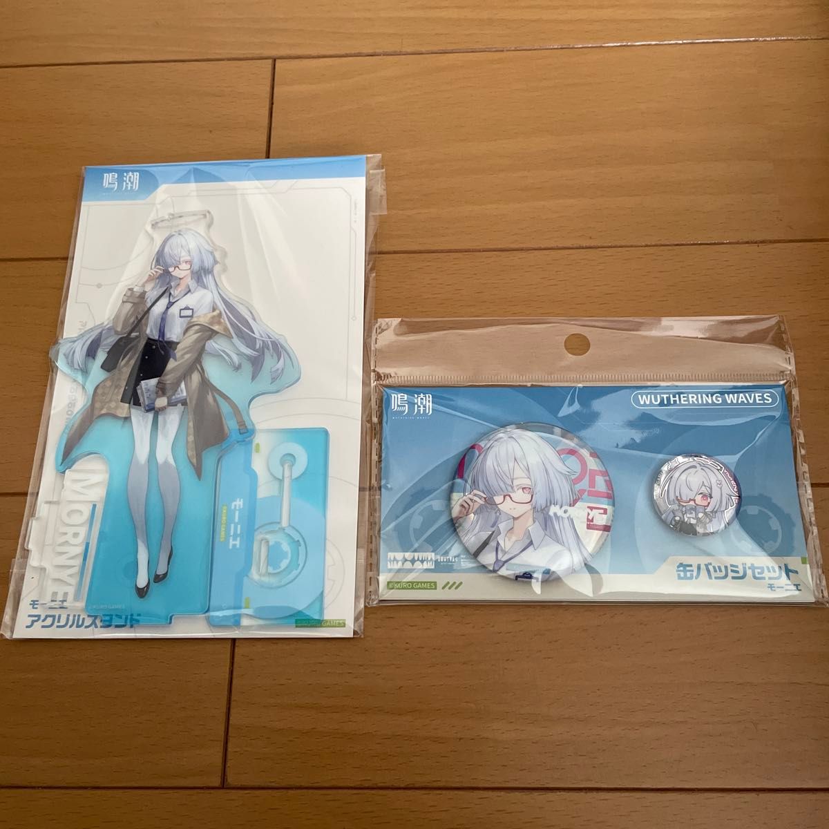 新品 鳴潮 コミケ c107 アクリルスタンド＆バッジ モーニエ 缶バッジ