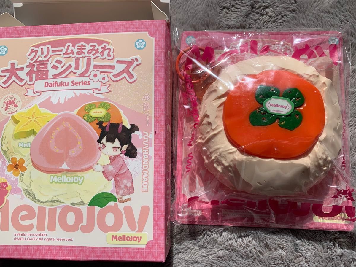 メロジョイ Mellojoy スクイーズ 大福シリーズ かき 柿｜Yahoo!フリマ