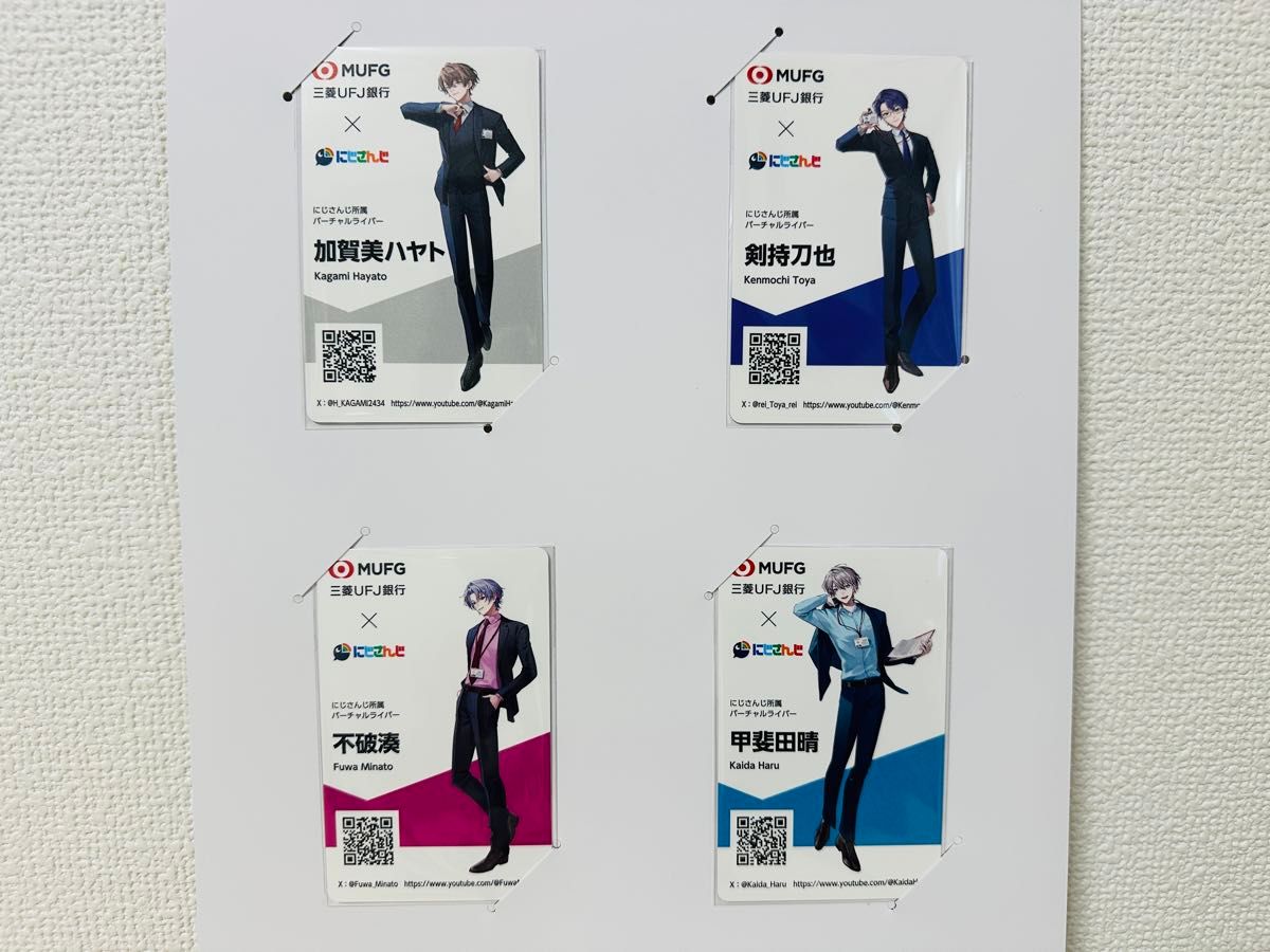 未開封】ROF-MAO 三菱UFJ銀行 通帳風ノート 名刺風カード ろふまお に