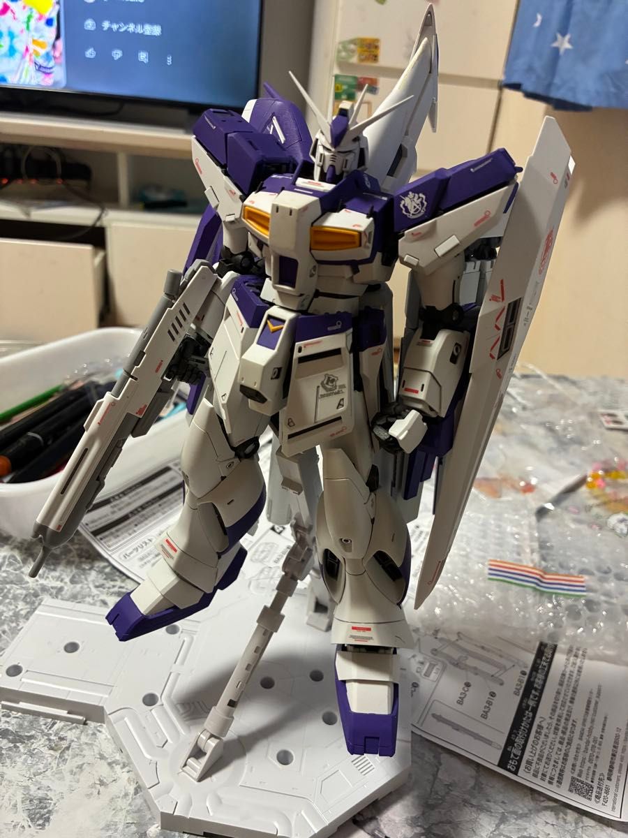ガンプラ/ジャンク】MG Hi-νガンダム ver ka 塗装完成品｜Yahoo!フリマ