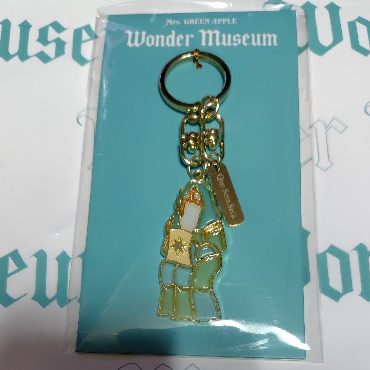 4点セット wonder museum ステンドグラスキーホルダー 新品】ミセス
