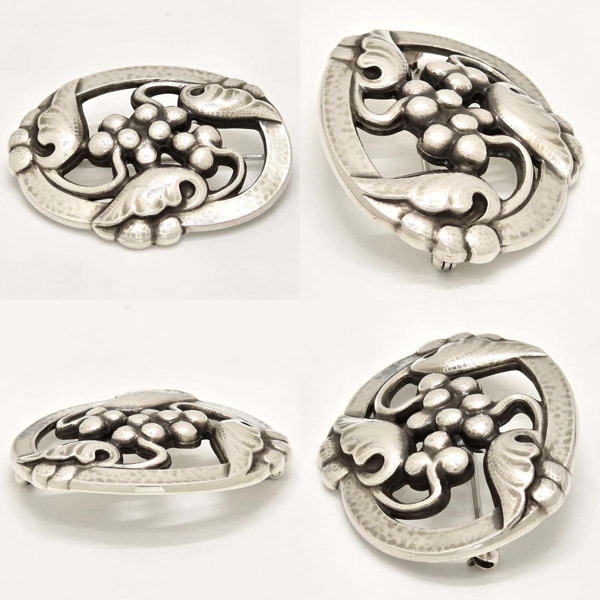 ジョージ・ジェンセン ムーンライト・グレープ ブローチ 101 ピン