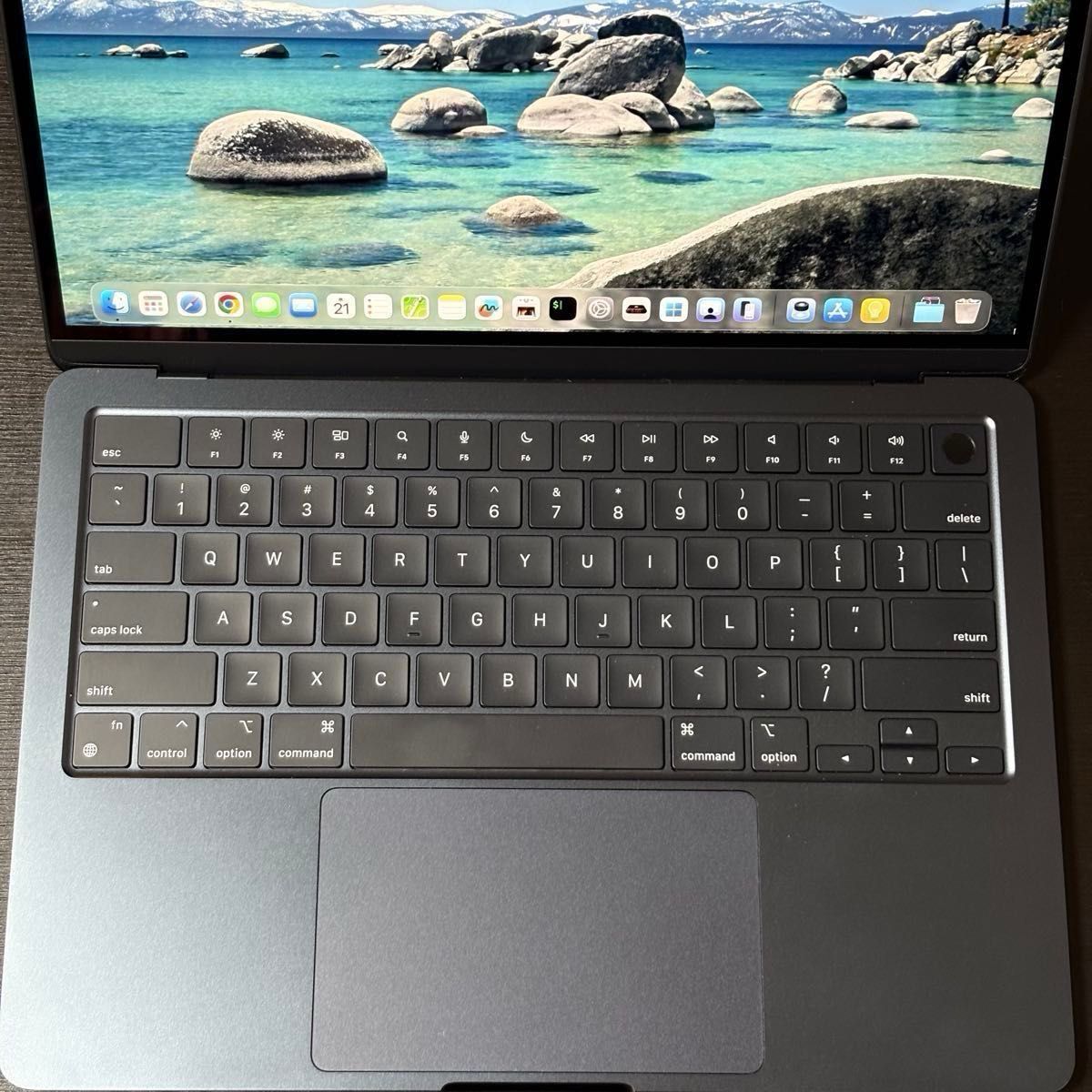 極美品/充放電8回/US配列】MacBook Air M2 ミッドナイト 8GB 256GB＋