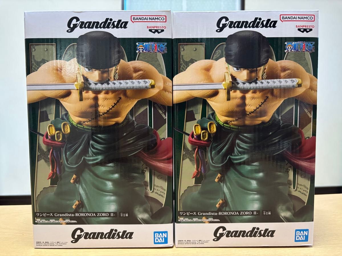 ワンピース Grandista-RORONOA ZORO II- ゾロ フィギュア2点セット