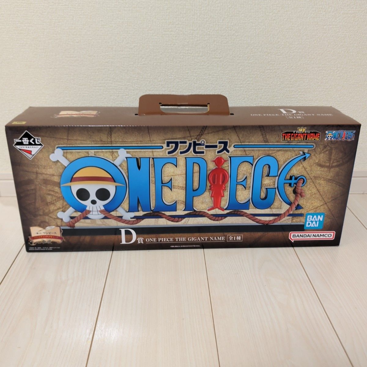 ワンピース 一番くじ D賞 ギガントネーム フィギュア ロゴ｜Yahoo