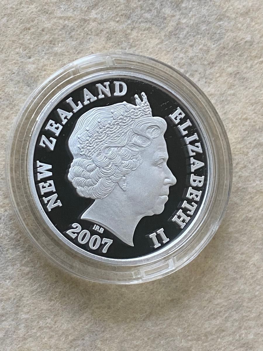2007年 ニュージーランド 1ドルプルーフ銀貨(純銀1オンス) アオラキ