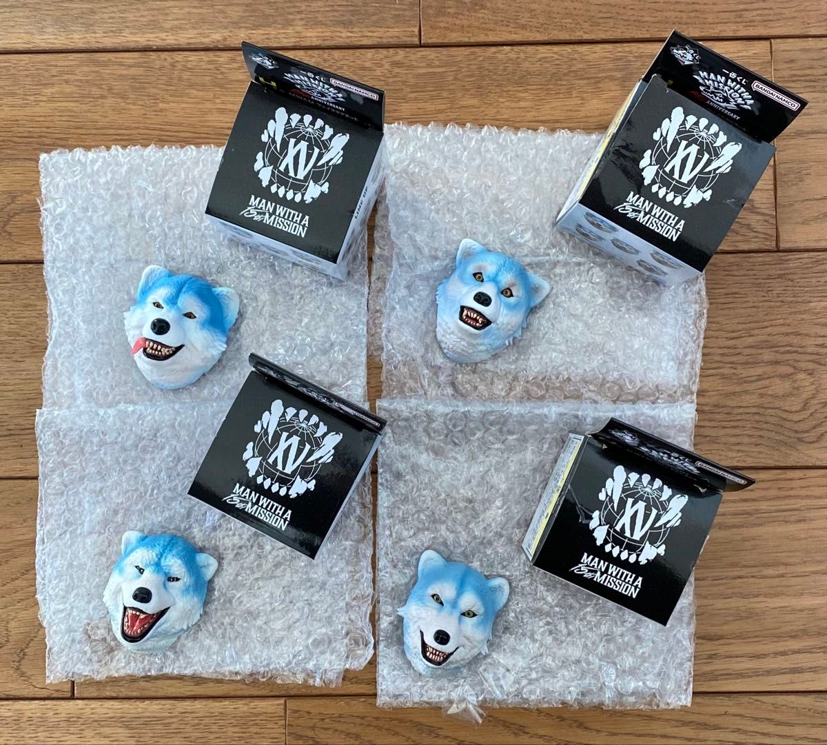 MAN WITH A MISSION 一番くじ H賞 フェイスマグネット 4種 MAN WITH A