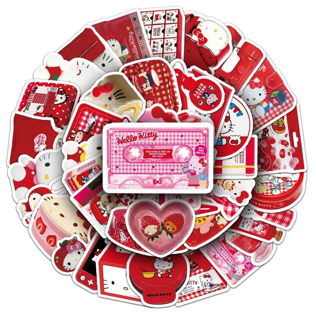 昭和 平成レトロ ハローキティ ステッカー シール 50枚セット｜Yahoo