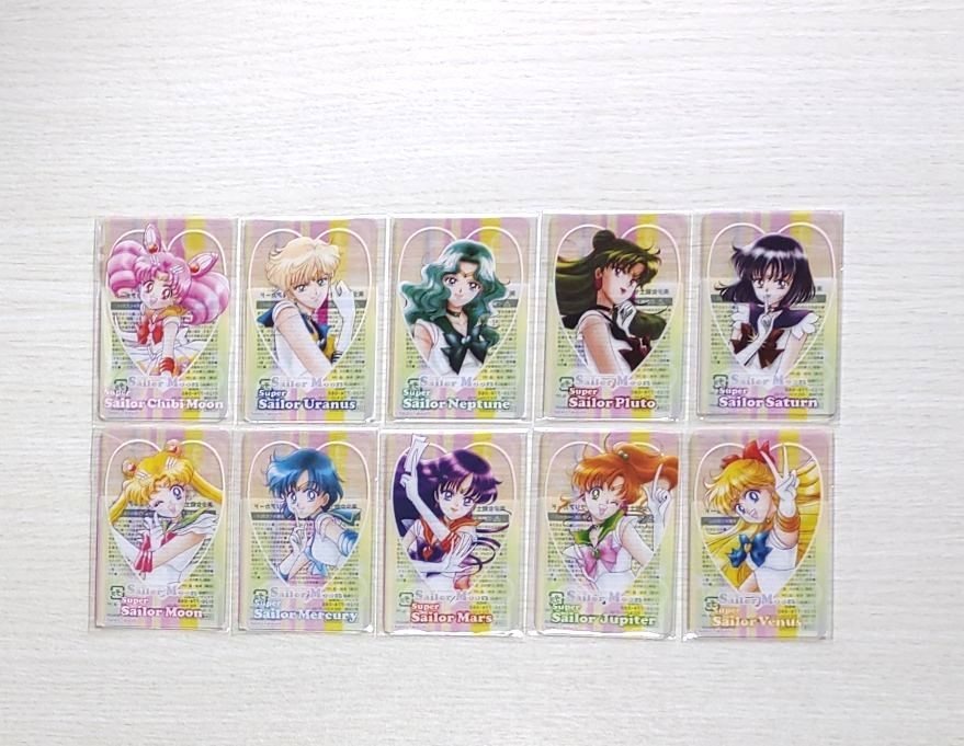 美少女戦士セーラームーン 明治 コラボ クリアカード 全10種